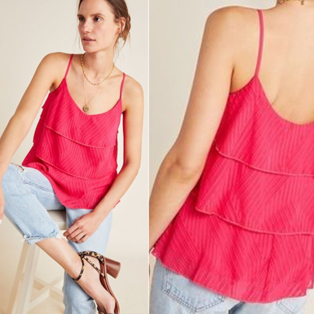 Anthropologie Ameline Tiered Cami